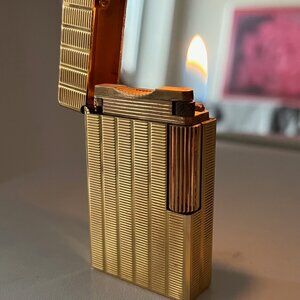 Vintage gold-plated ST Dupont Ligne 1 Lighter